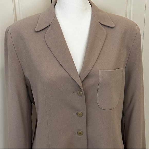 SC BASICS WOMEN'S BLAZER SZ 6 BEIGE - Picture 2 of 9